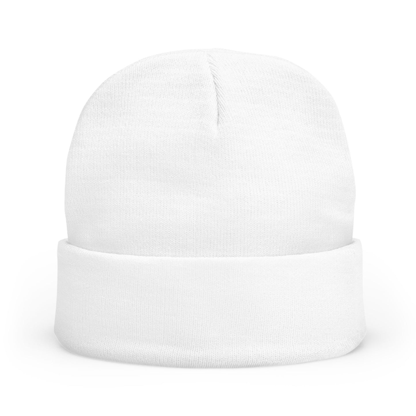 Embroidered Bow Knit Beanie - Cozy Winter Accessory