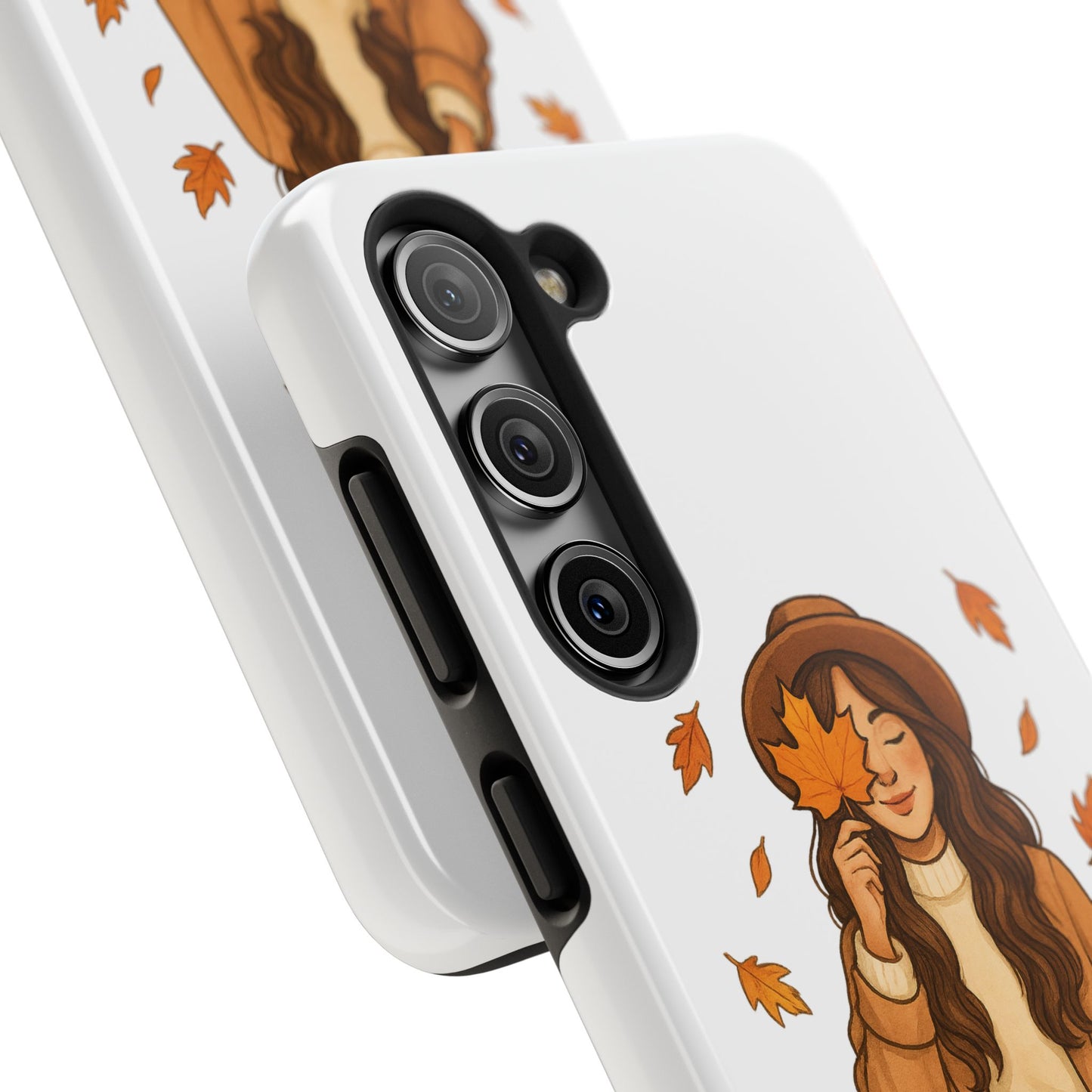 Autumn Leaves Tough Phone Cases, Fall Decor, Cute Phone Accessory, Seasonal Gift, Phone Protective Case
