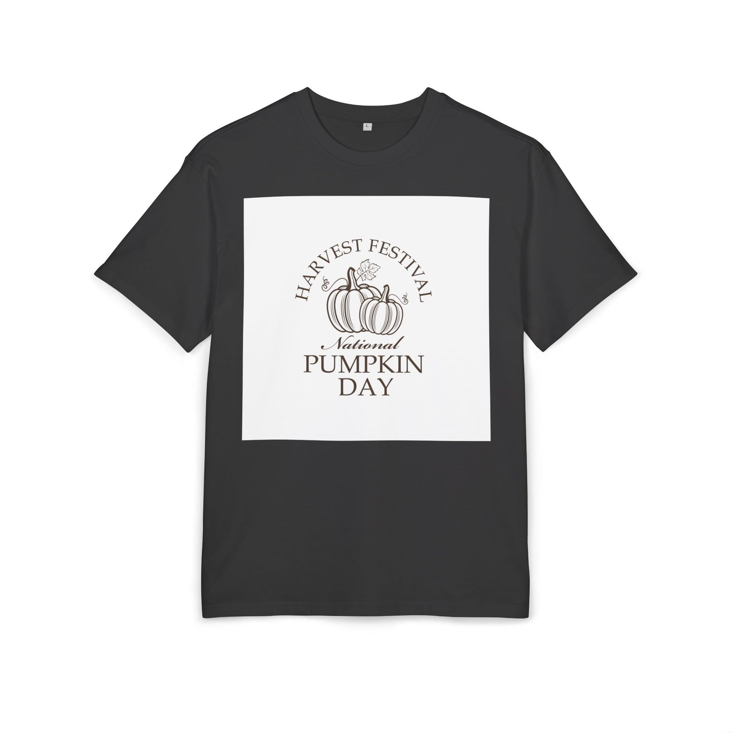 Autumn Vibes Unisex Heavy Oversize Tee, Fall Fashion, Pumpkin Day Shirt, Harvest Festival Tee, Cozy Casual Wear