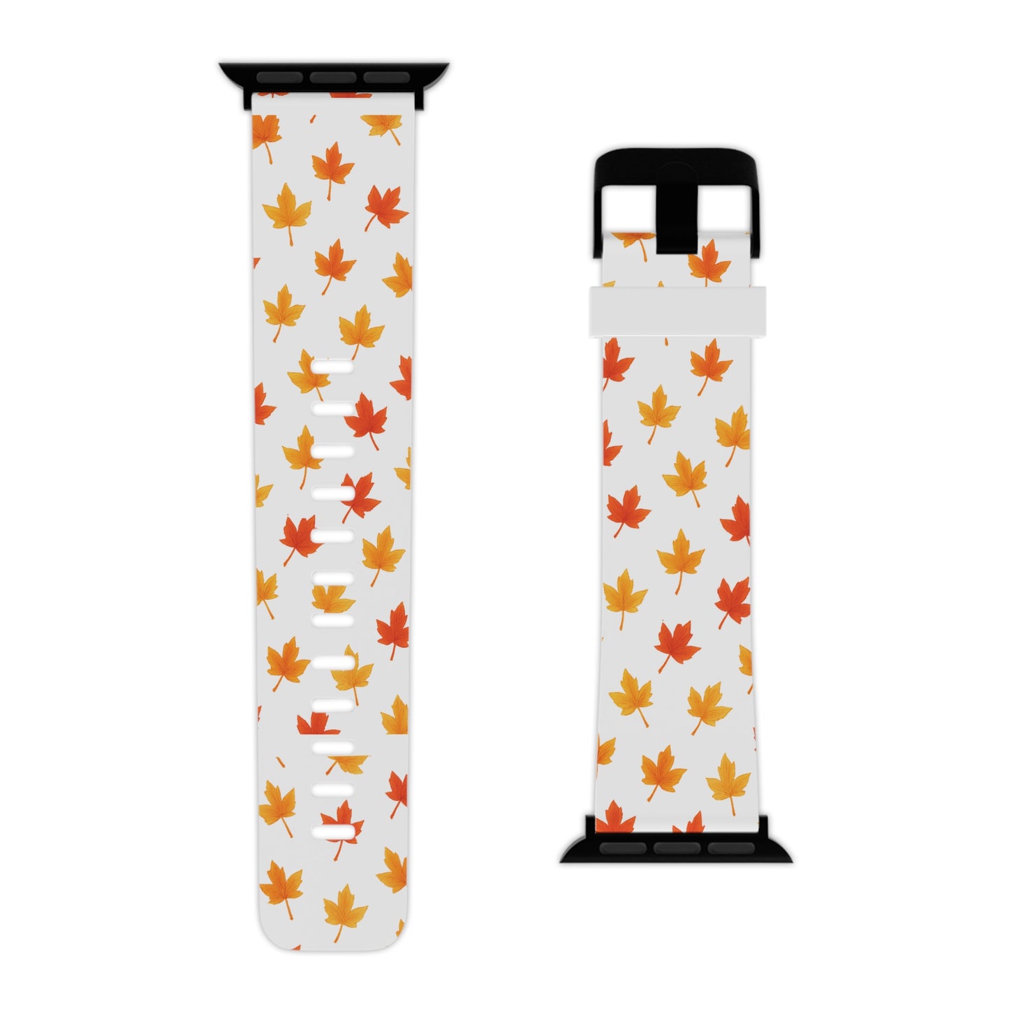Autumn Leaves Apple Watch Band, Fall Watch Strap, Seasonal Accessory, Nature Lover Gift, Thanksgiving Decor