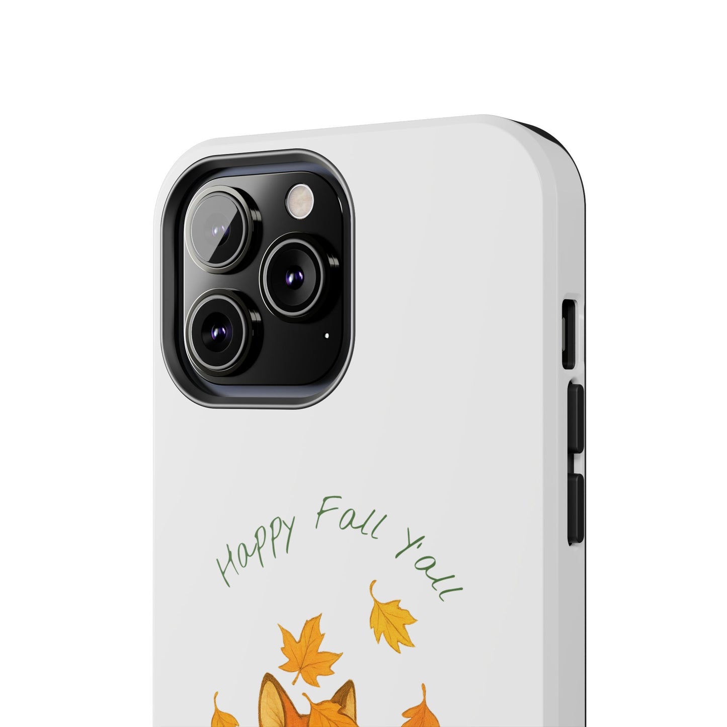 Autumn Fox Phone Case, Fall Animals Tough Case, Cute Pumpkin Design, Seasonal Phone Cover, Gifts for Fall Lovers