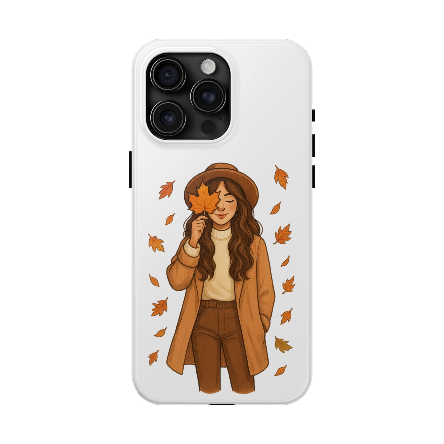 Autumn Leaves Tough Phone Cases, Fall Decor, Cute Phone Accessory, Seasonal Gift, Phone Protective Case