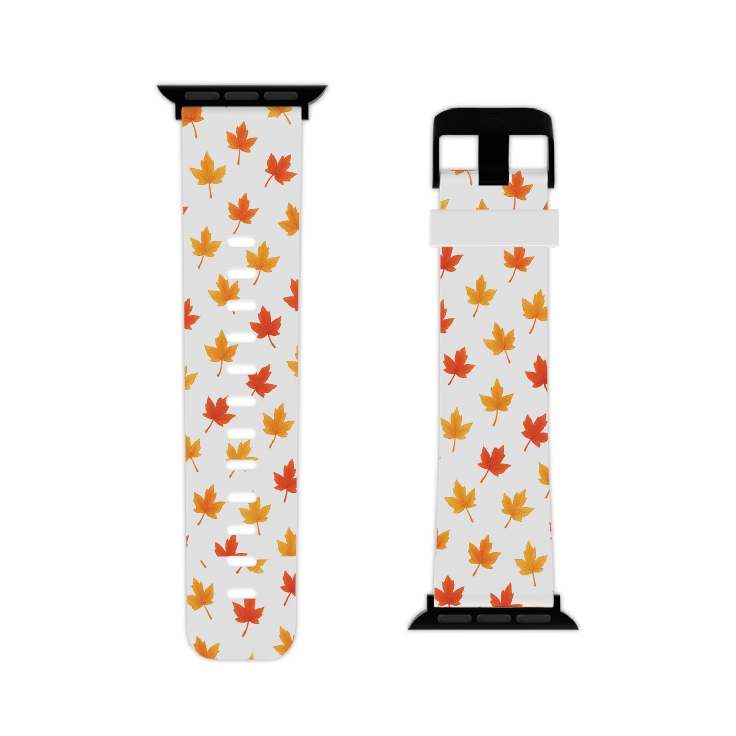 Autumn Leaves Apple Watch Band, Fall Watch Strap, Seasonal Accessory, Nature Lover Gift, Thanksgiving Decor