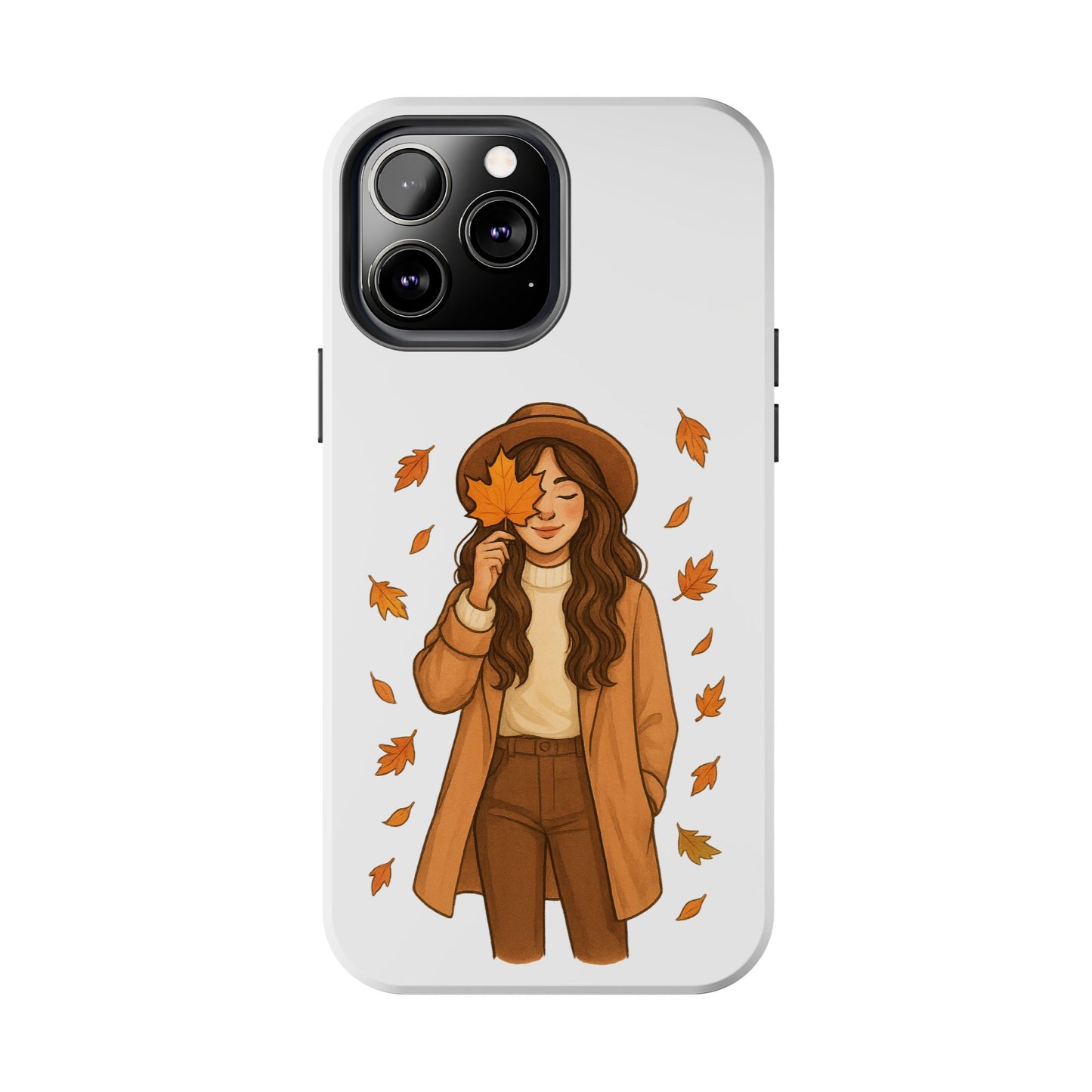 Autumn Leaves Tough Phone Cases, Fall Decor, Cute Phone Accessory, Seasonal Gift, Phone Protective Case
