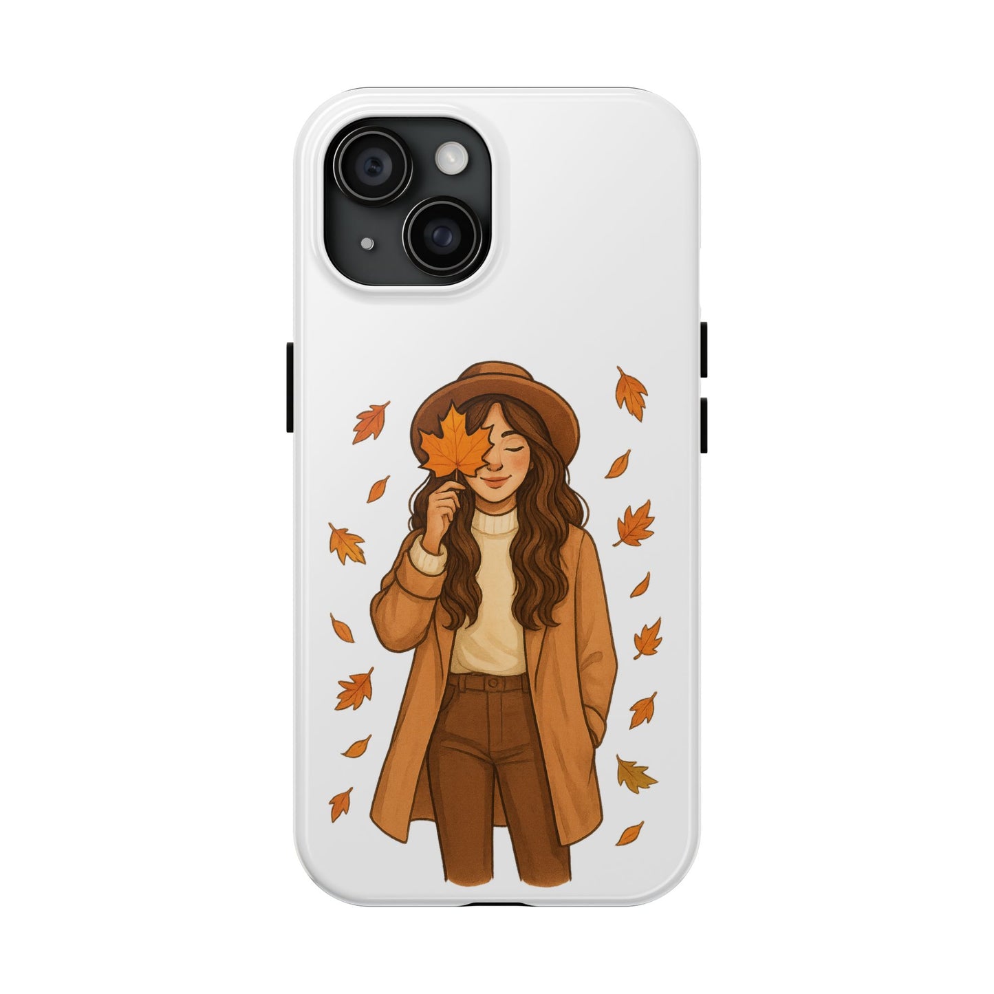Autumn Leaves Tough Phone Cases, Fall Decor, Cute Phone Accessory, Seasonal Gift, Phone Protective Case
