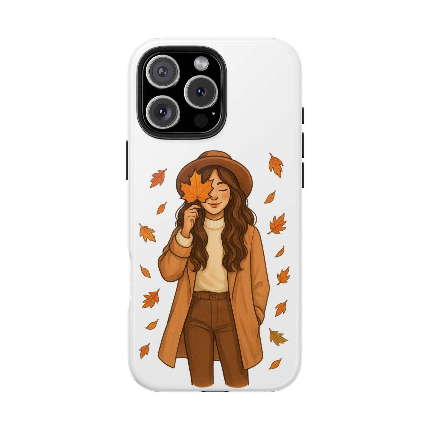 Autumn Leaves Tough Phone Cases, Fall Decor, Cute Phone Accessory, Seasonal Gift, Phone Protective Case