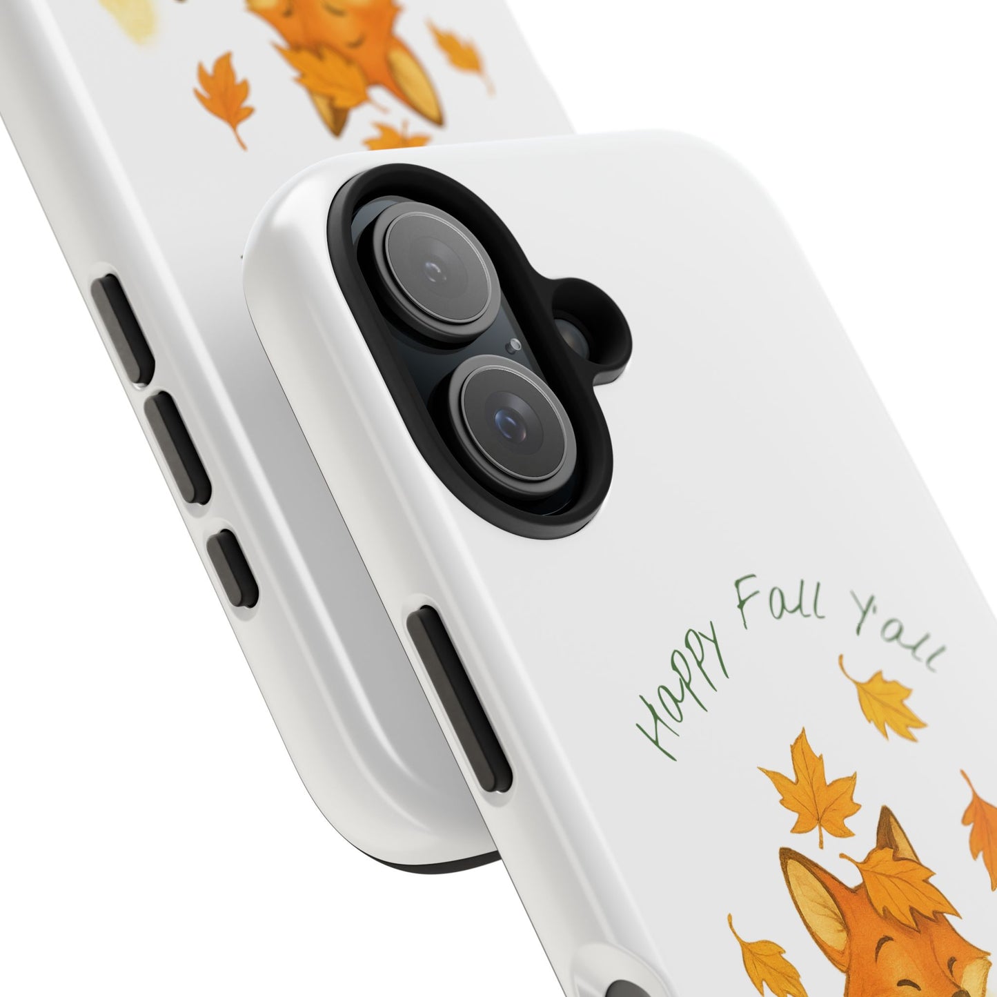 Autumn Fox Phone Case, Fall Animals Tough Case, Cute Pumpkin Design, Seasonal Phone Cover, Gifts for Fall Lovers