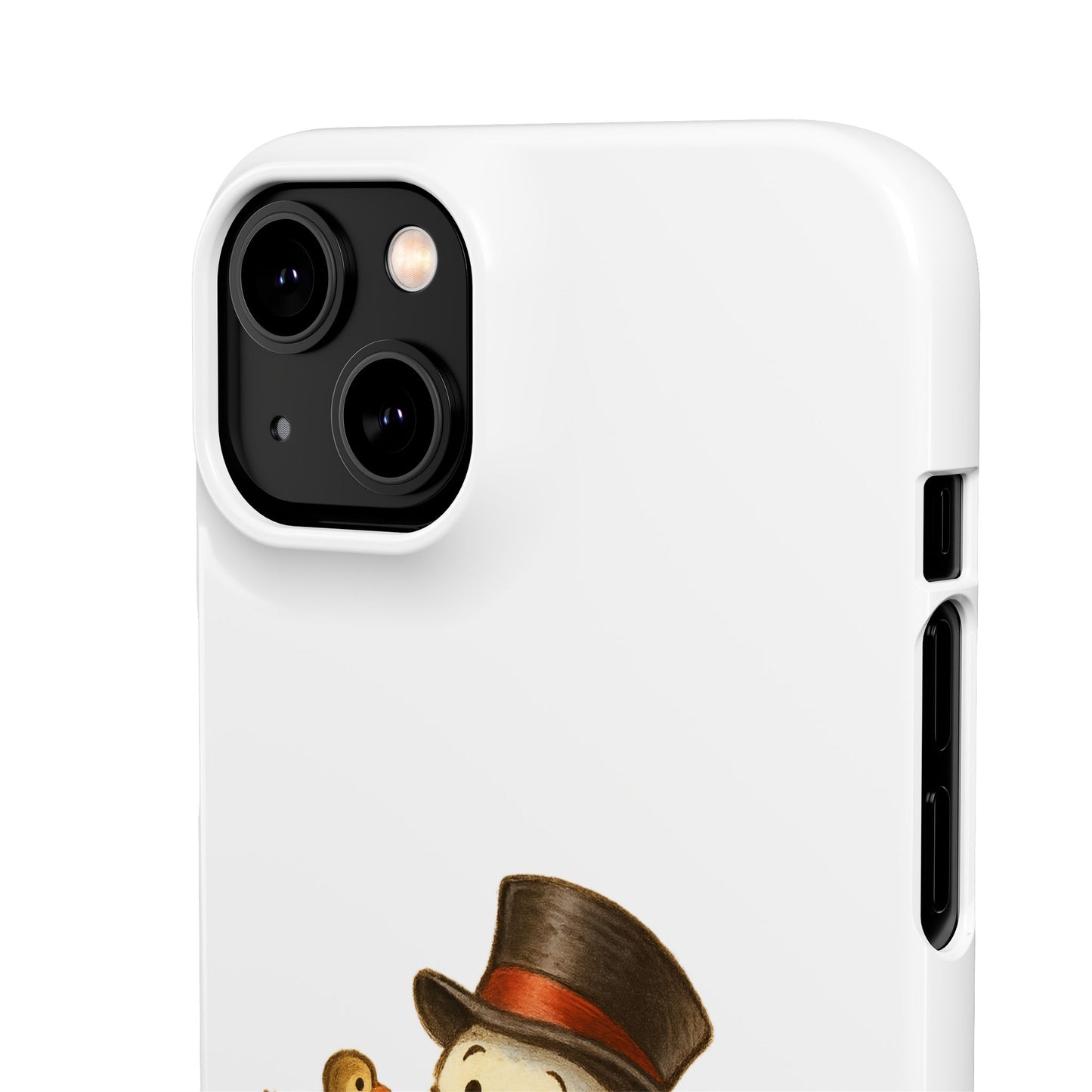Festive Snowman Phone Case, Winter Holiday Phone Cover, Cute Snowman Snap Case, Christmas Gift for Phone Lovers, Seasonal Tech Accessories