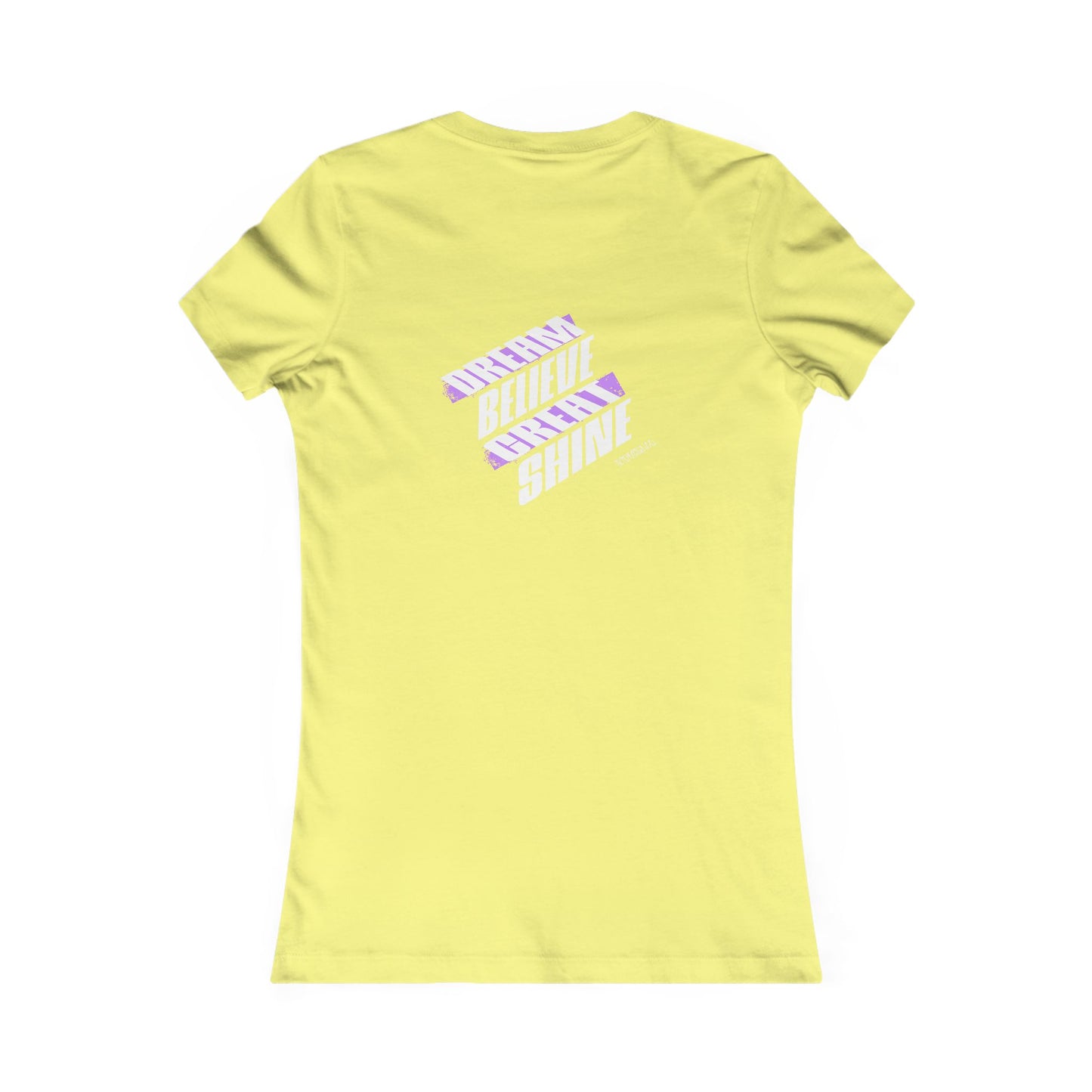 Inspirational Women's Tee - "Dream, Believe, Shine"