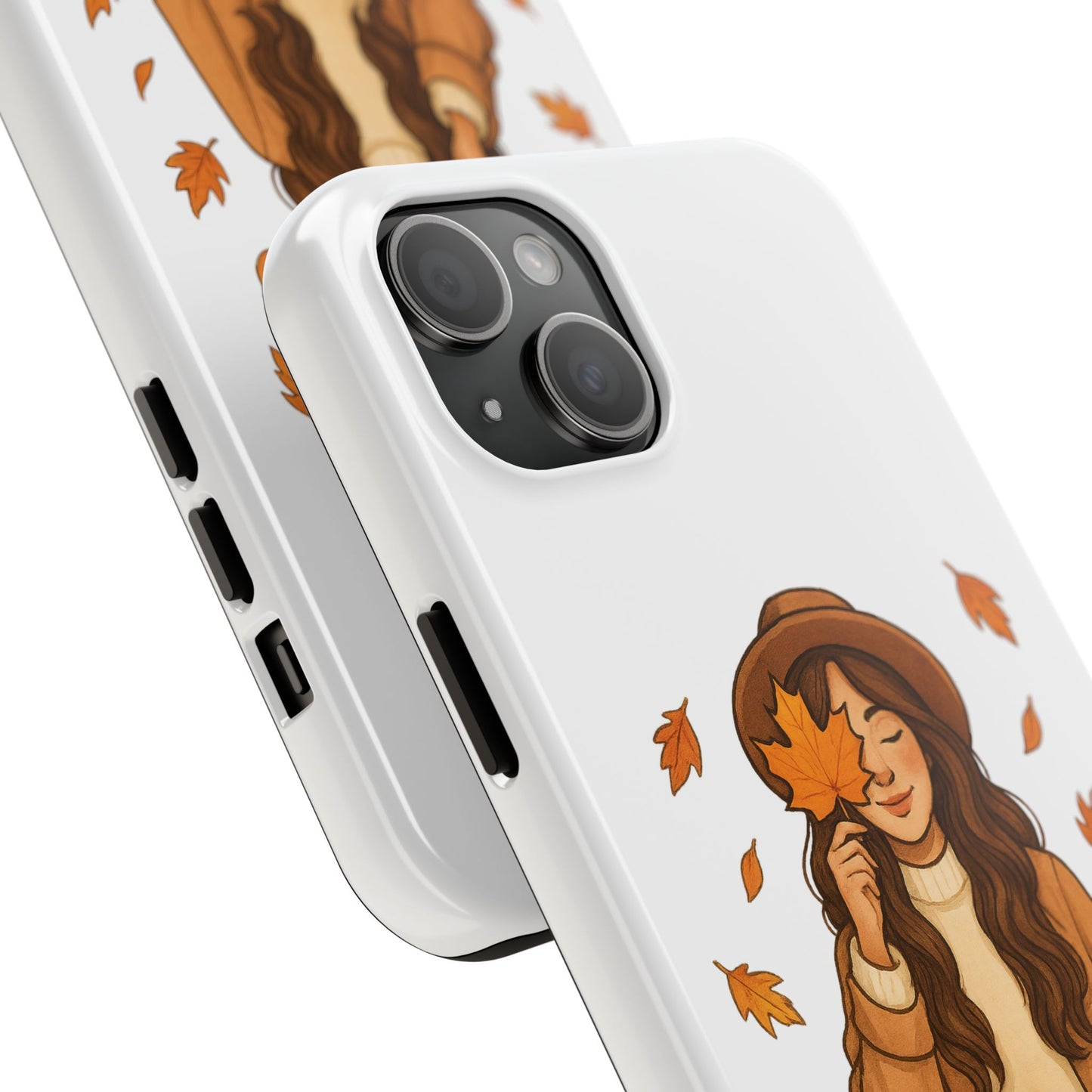 Autumn Leaves Tough Phone Cases, Fall Decor, Cute Phone Accessory, Seasonal Gift, Phone Protective Case