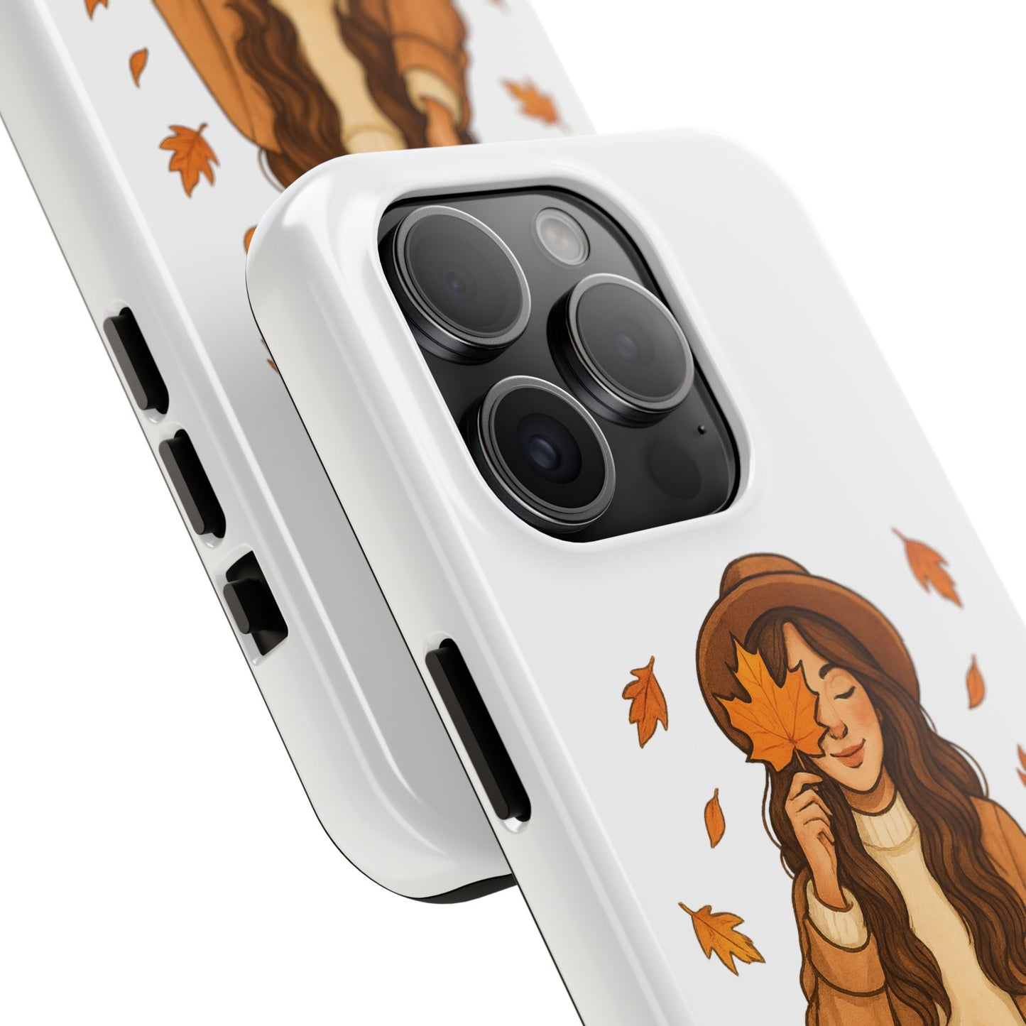 Autumn Leaves Tough Phone Cases, Fall Decor, Cute Phone Accessory, Seasonal Gift, Phone Protective Case