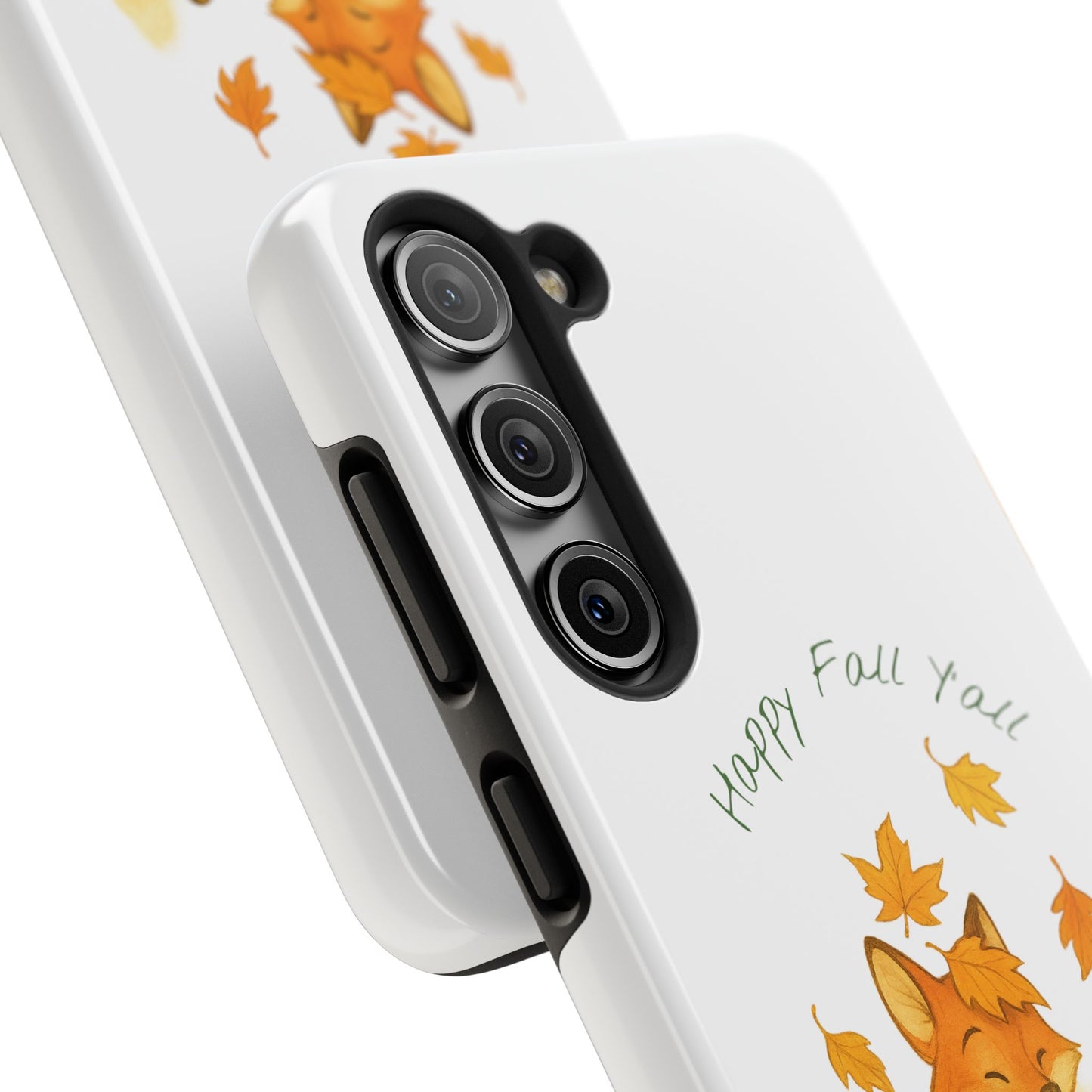 Autumn Fox Phone Case, Fall Animals Tough Case, Cute Pumpkin Design, Seasonal Phone Cover, Gifts for Fall Lovers