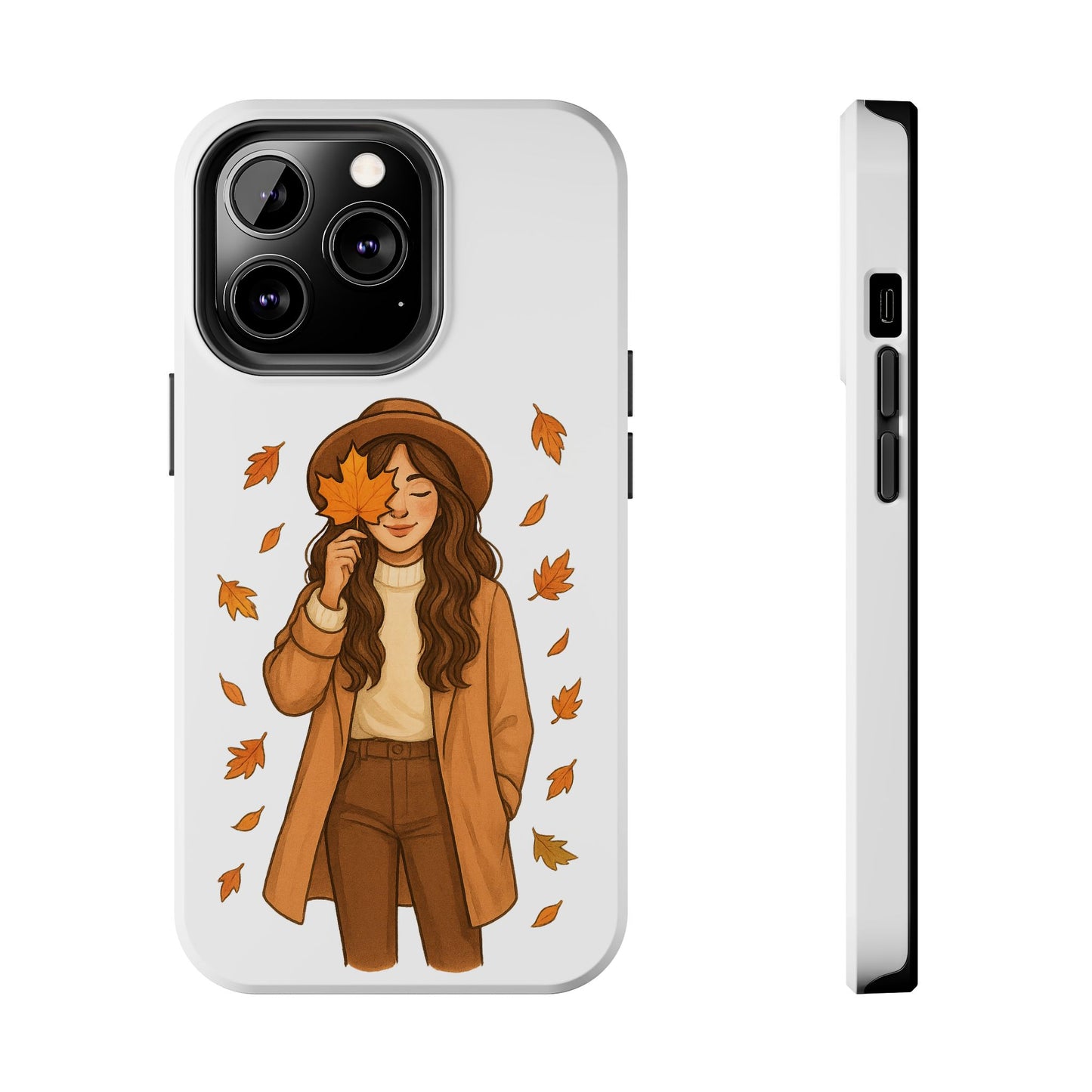 Autumn Leaves Tough Phone Cases, Fall Decor, Cute Phone Accessory, Seasonal Gift, Phone Protective Case