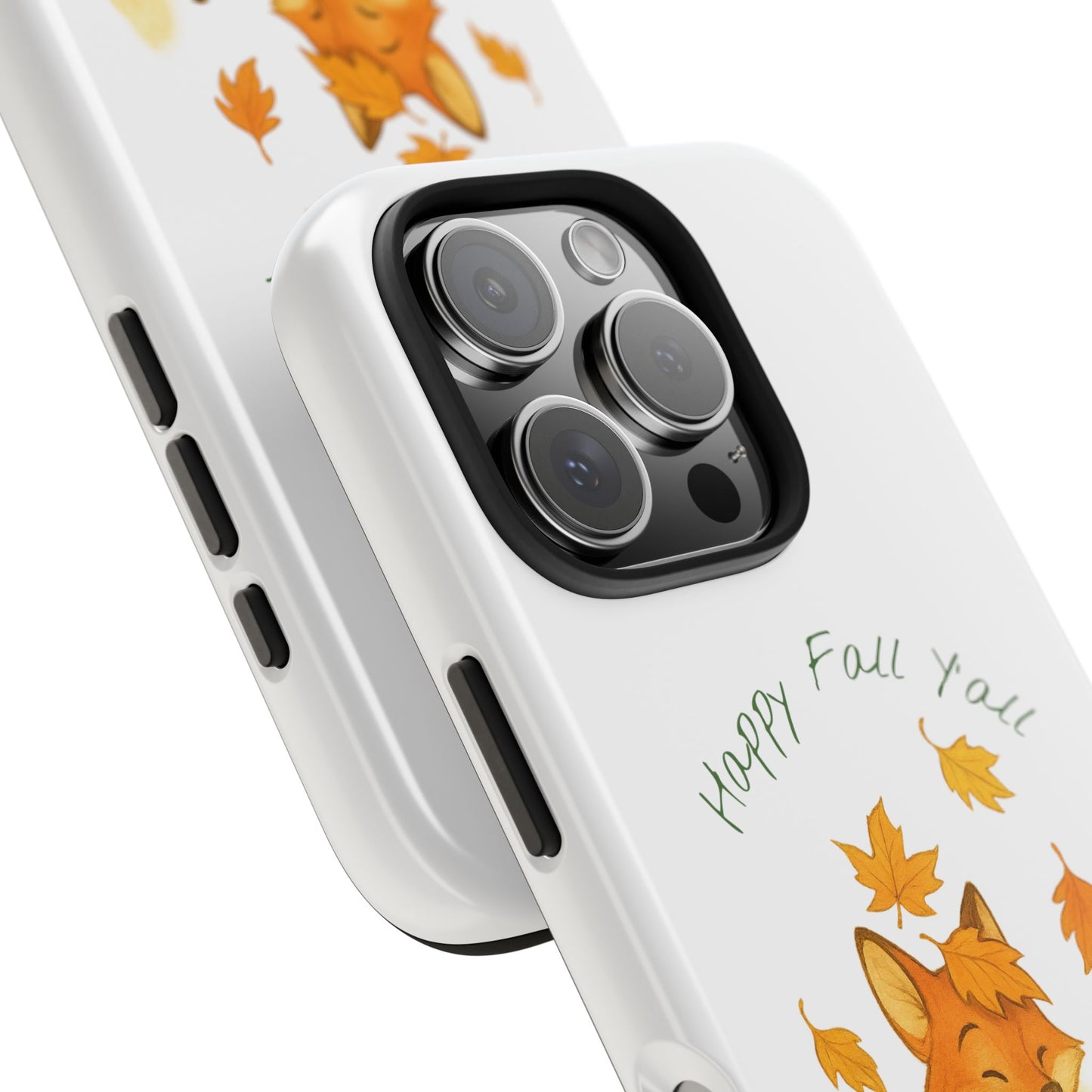 Autumn Fox Phone Case, Fall Animals Tough Case, Cute Pumpkin Design, Seasonal Phone Cover, Gifts for Fall Lovers