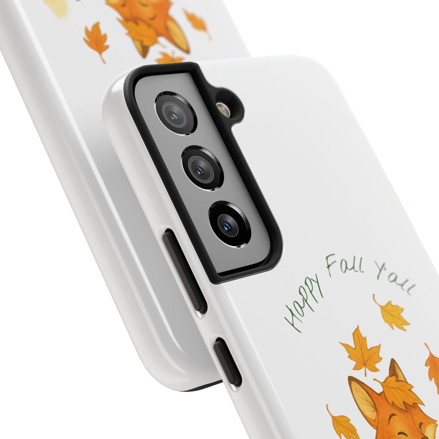 Autumn Fox Phone Case, Fall Animals Tough Case, Cute Pumpkin Design, Seasonal Phone Cover, Gifts for Fall Lovers