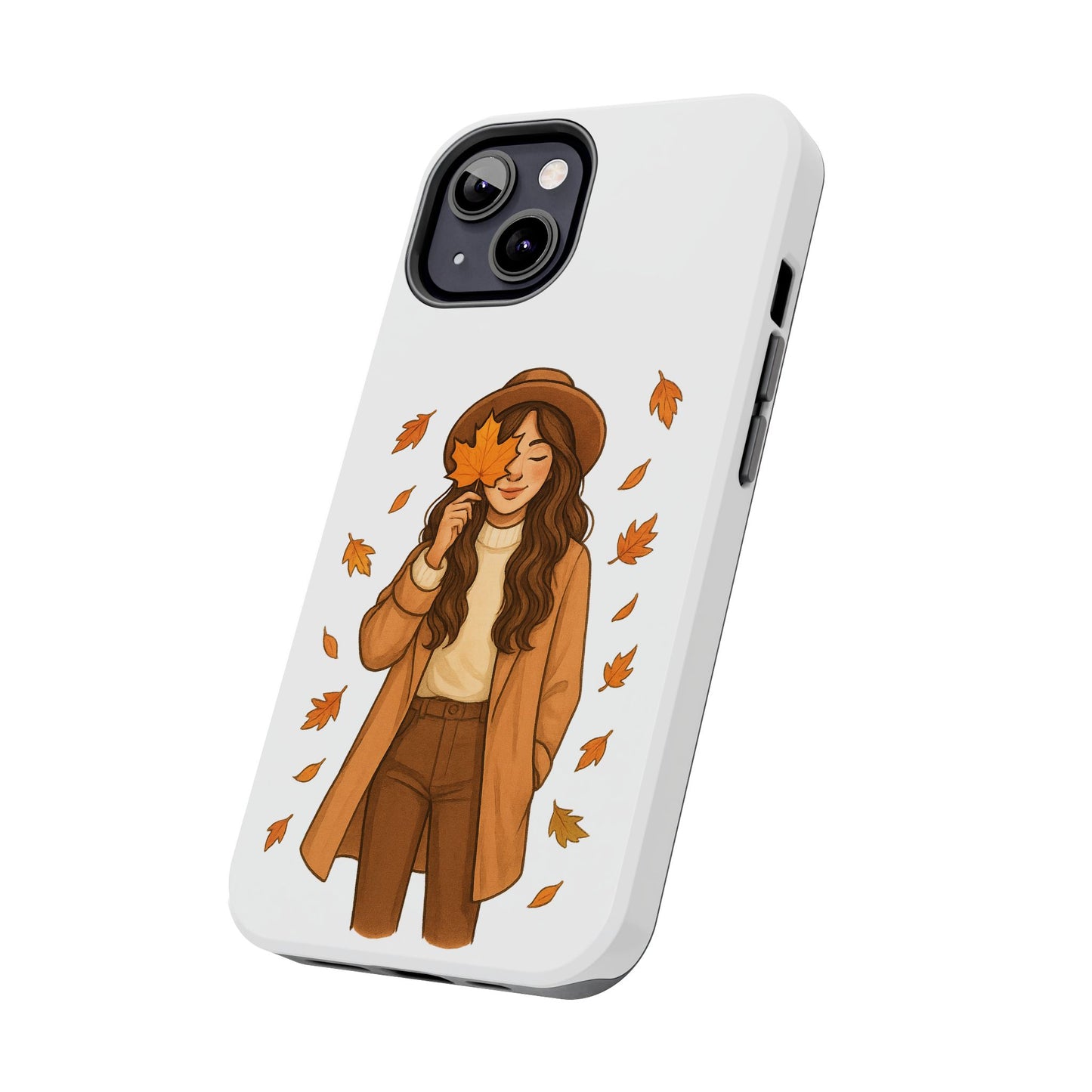 Autumn Leaves Tough Phone Cases, Fall Decor, Cute Phone Accessory, Seasonal Gift, Phone Protective Case