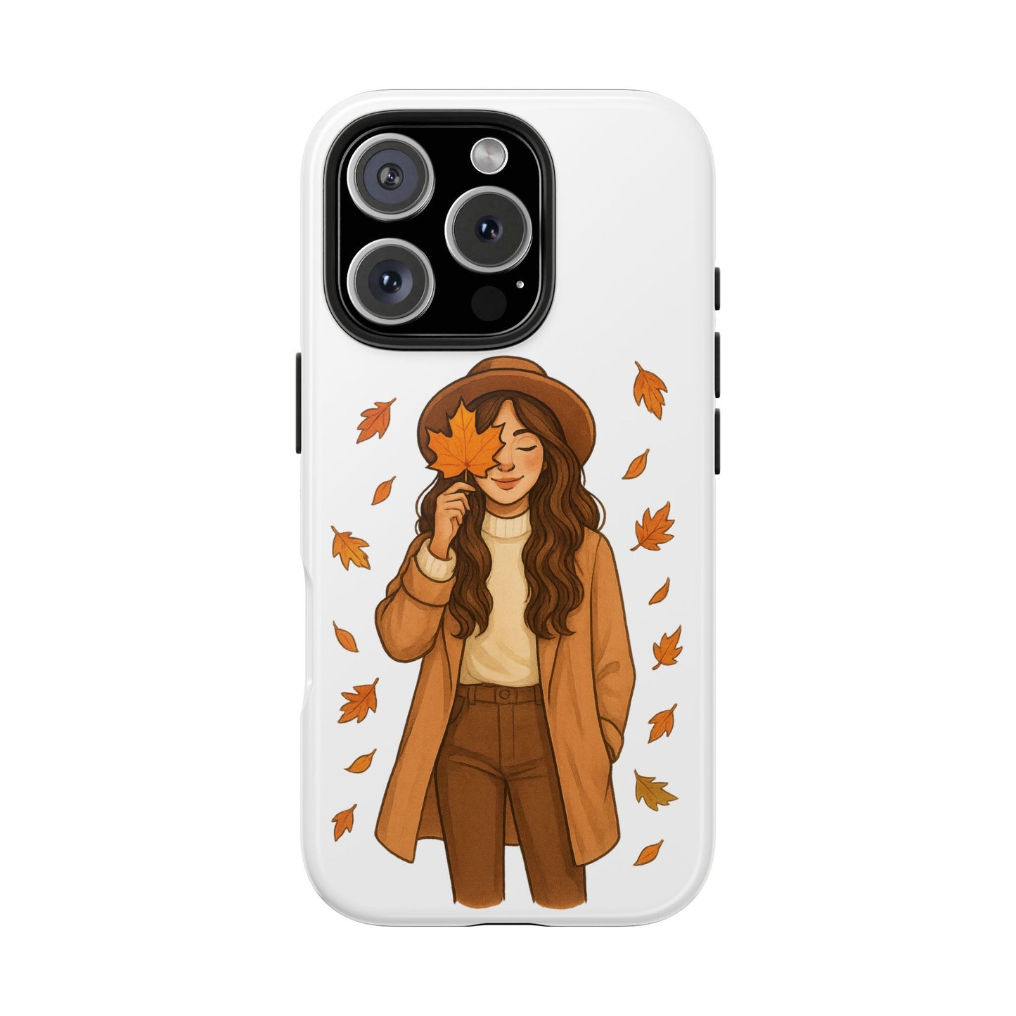 Autumn Leaves Tough Phone Cases, Fall Decor, Cute Phone Accessory, Seasonal Gift, Phone Protective Case