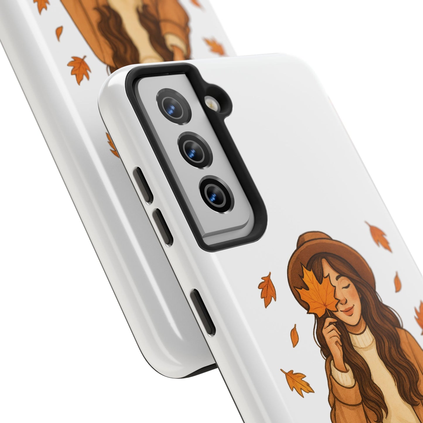 Autumn Leaves Tough Phone Cases, Fall Decor, Cute Phone Accessory, Seasonal Gift, Phone Protective Case