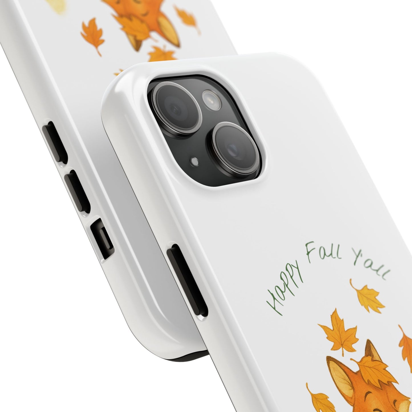 Autumn Fox Phone Case, Fall Animals Tough Case, Cute Pumpkin Design, Seasonal Phone Cover, Gifts for Fall Lovers
