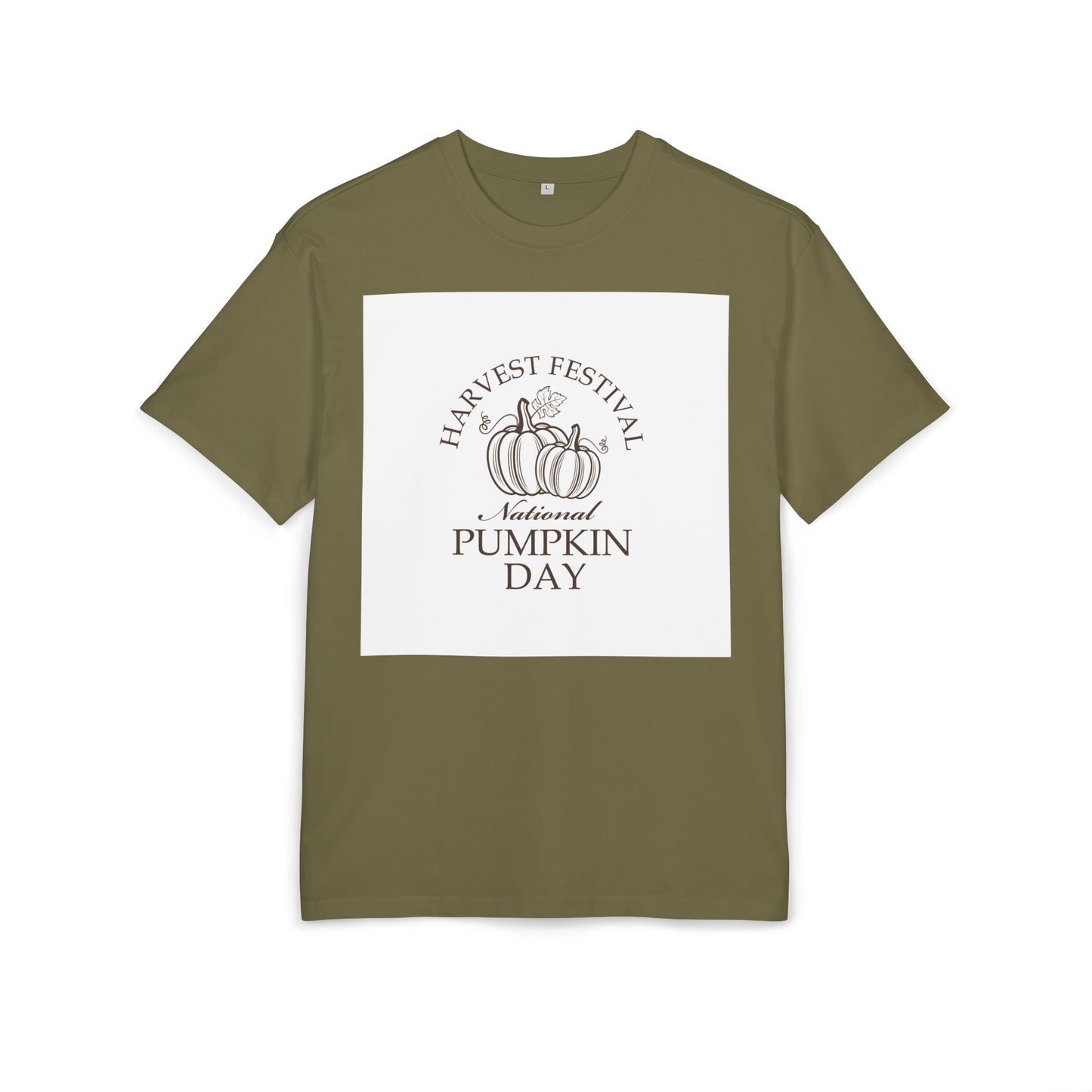 Autumn Vibes Unisex Heavy Oversize Tee, Fall Fashion, Pumpkin Day Shirt, Harvest Festival Tee, Cozy Casual Wear
