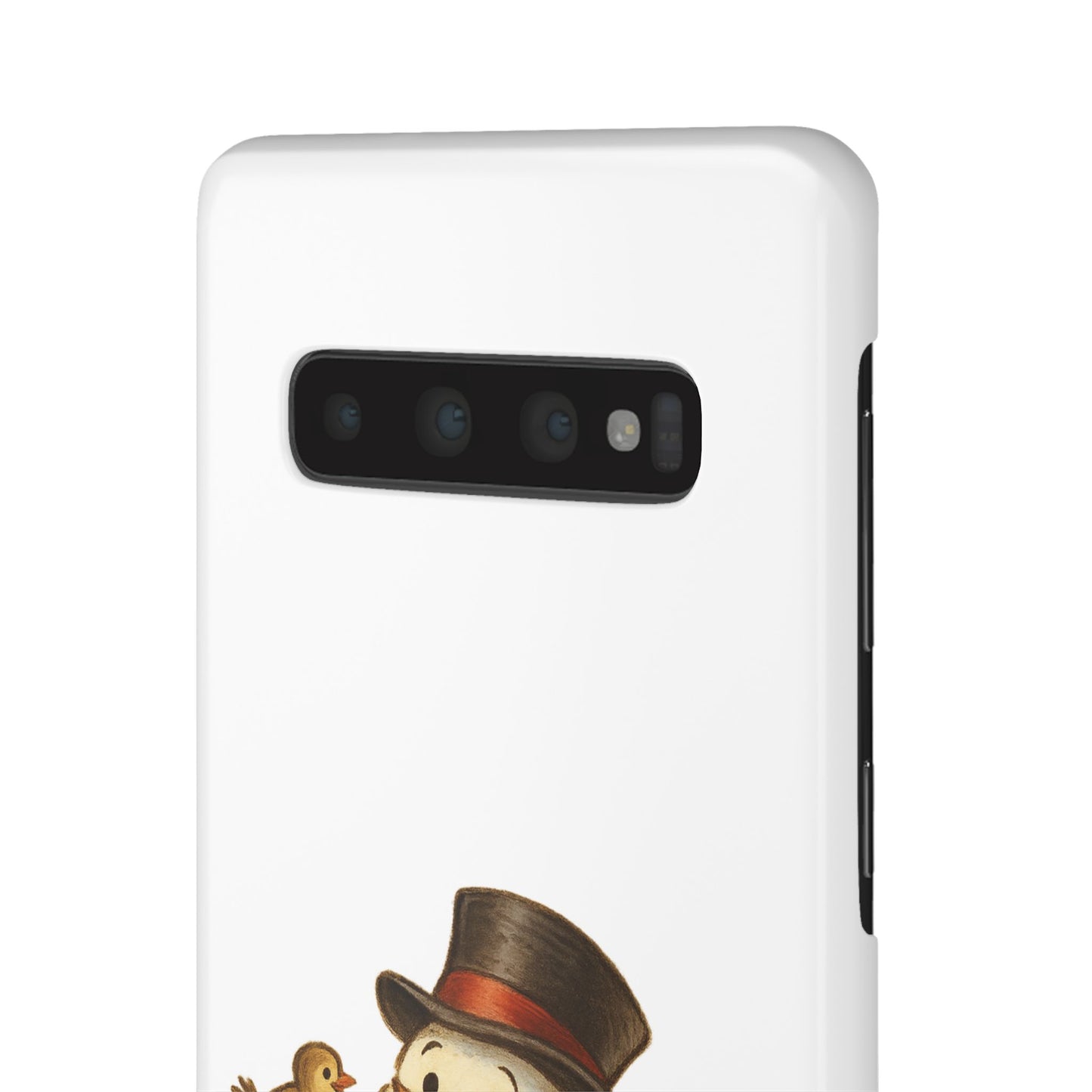 Festive Snowman Phone Case, Winter Holiday Phone Cover, Cute Snowman Snap Case, Christmas Gift for Phone Lovers, Seasonal Tech Accessories
