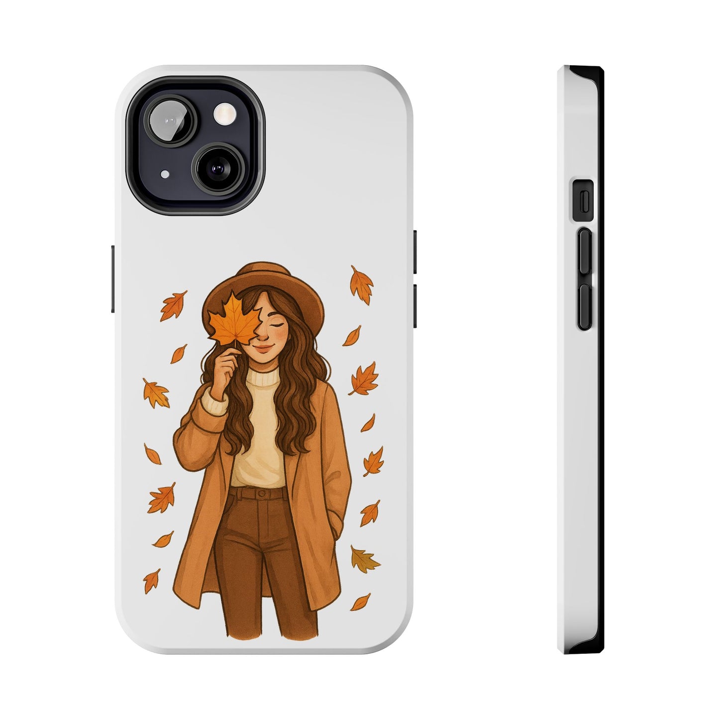 Autumn Leaves Tough Phone Cases, Fall Decor, Cute Phone Accessory, Seasonal Gift, Phone Protective Case