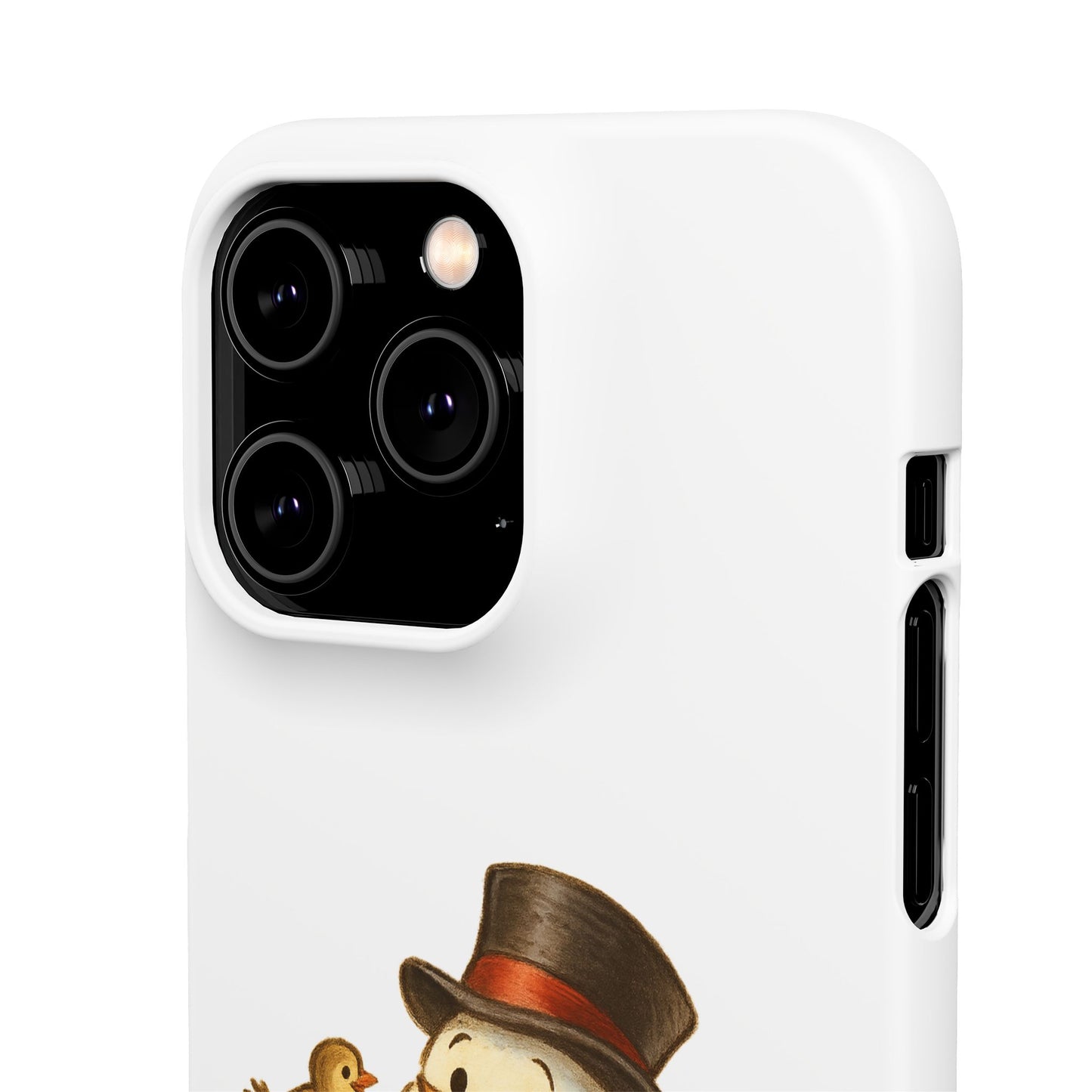 Festive Snowman Phone Case, Winter Holiday Phone Cover, Cute Snowman Snap Case, Christmas Gift for Phone Lovers, Seasonal Tech Accessories