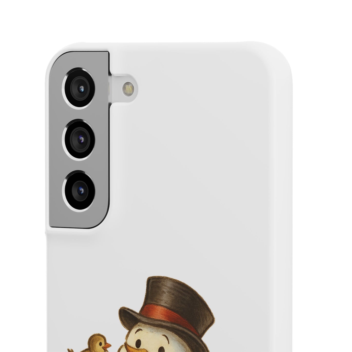 Festive Snowman Phone Case, Winter Holiday Phone Cover, Cute Snowman Snap Case, Christmas Gift for Phone Lovers, Seasonal Tech Accessories