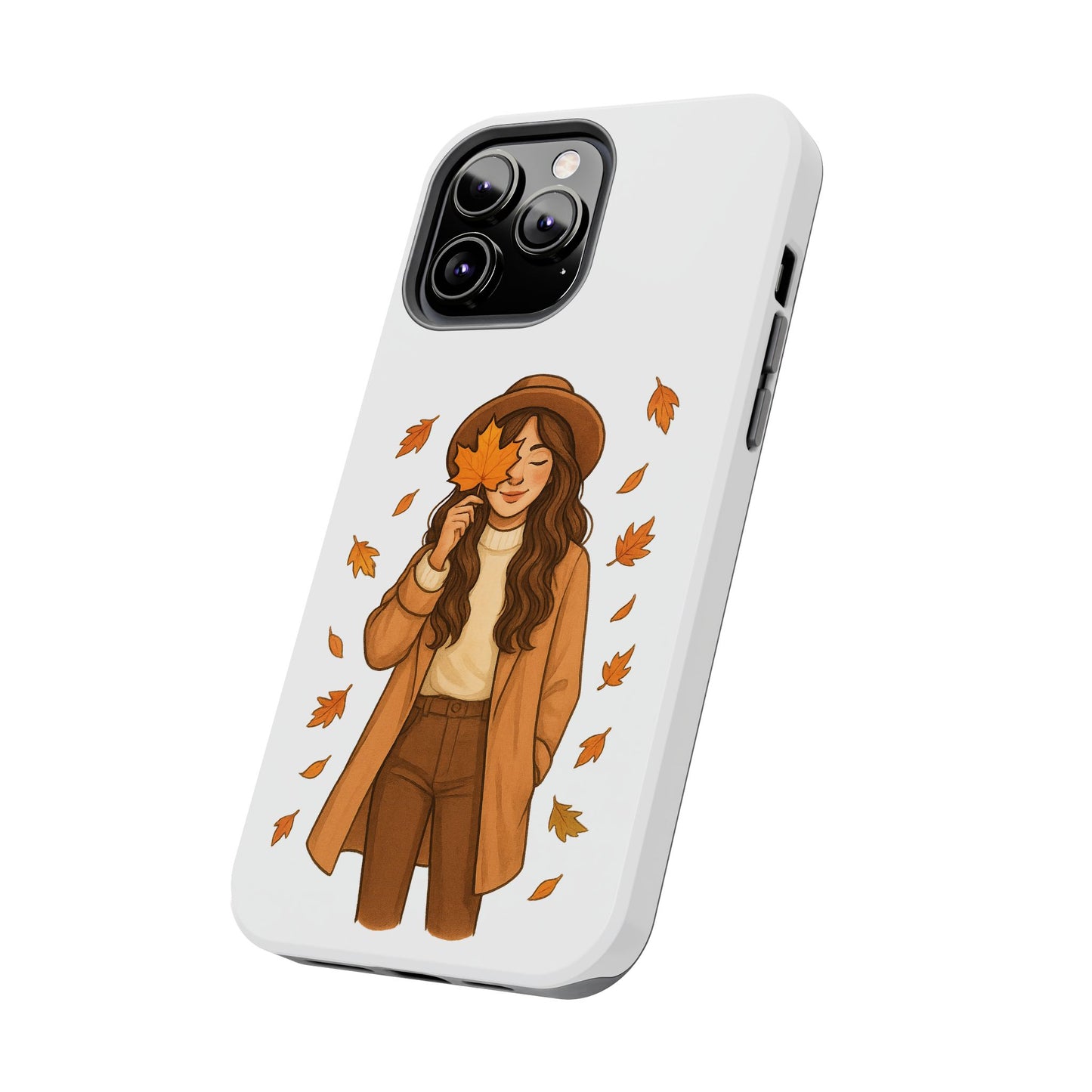 Autumn Leaves Tough Phone Cases, Fall Decor, Cute Phone Accessory, Seasonal Gift, Phone Protective Case