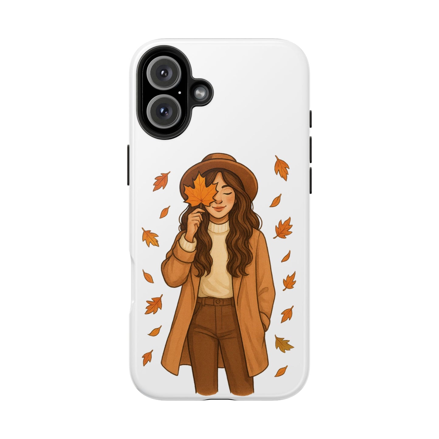 Autumn Leaves Tough Phone Cases, Fall Decor, Cute Phone Accessory, Seasonal Gift, Phone Protective Case