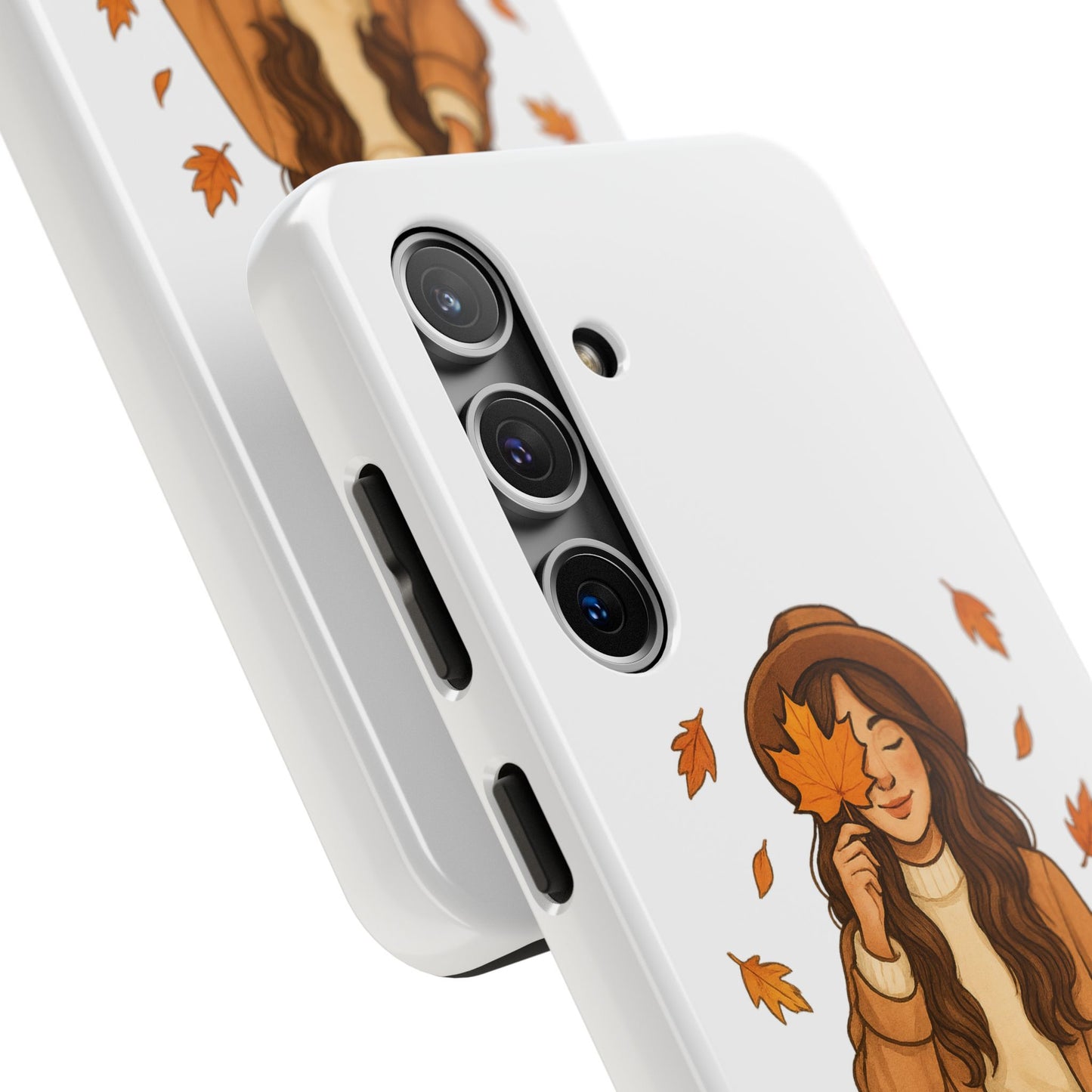 Autumn Leaves Tough Phone Cases, Fall Decor, Cute Phone Accessory, Seasonal Gift, Phone Protective Case