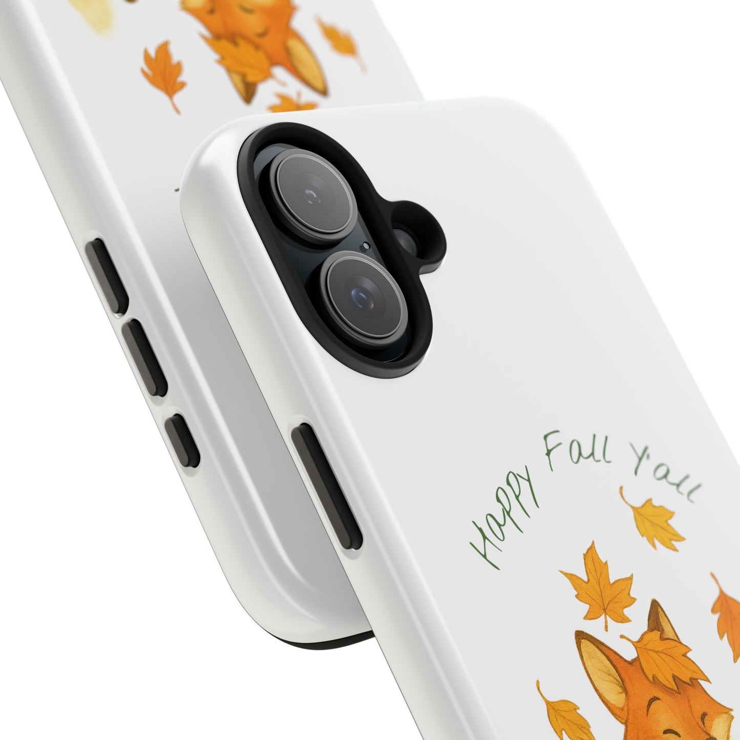 Autumn Fox Phone Case, Fall Animals Tough Case, Cute Pumpkin Design, Seasonal Phone Cover, Gifts for Fall Lovers