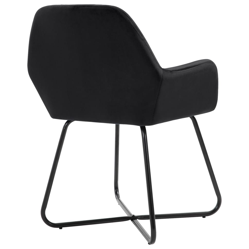 vidaXL Dining Chairs Upholstered Chair with Metal Legs for Living Room Velvet