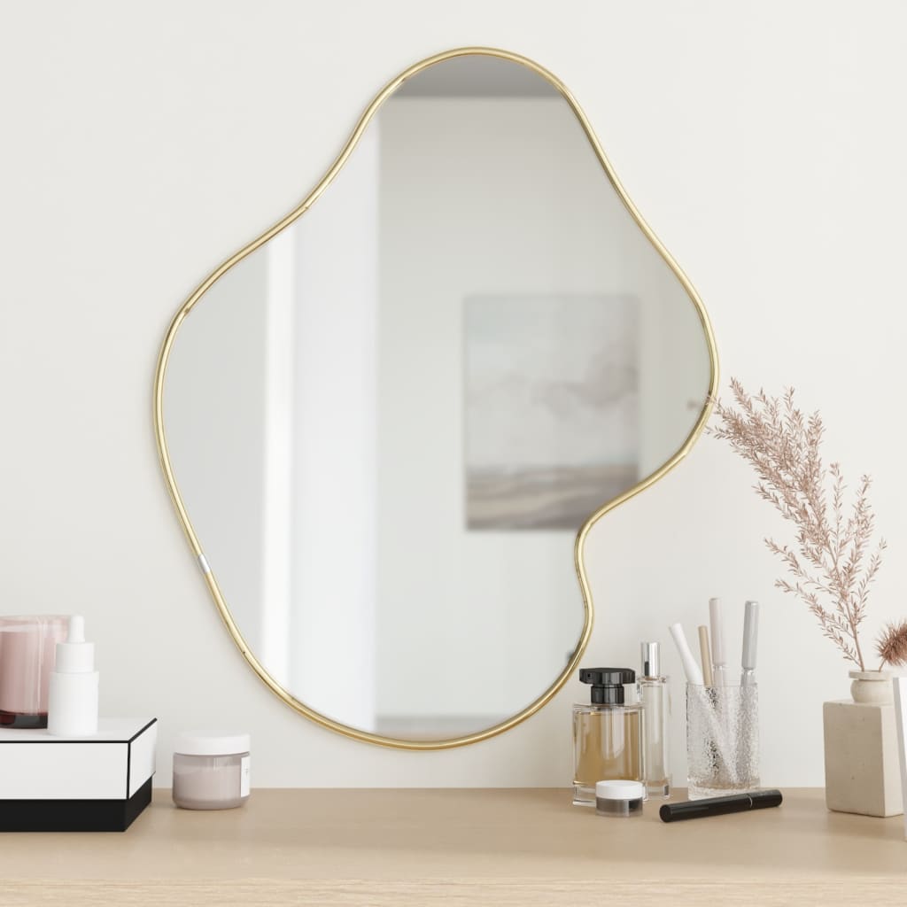 vidaXL Wall Mirror Decorative Hanging Vanity Mirror for Bathroom Living Room