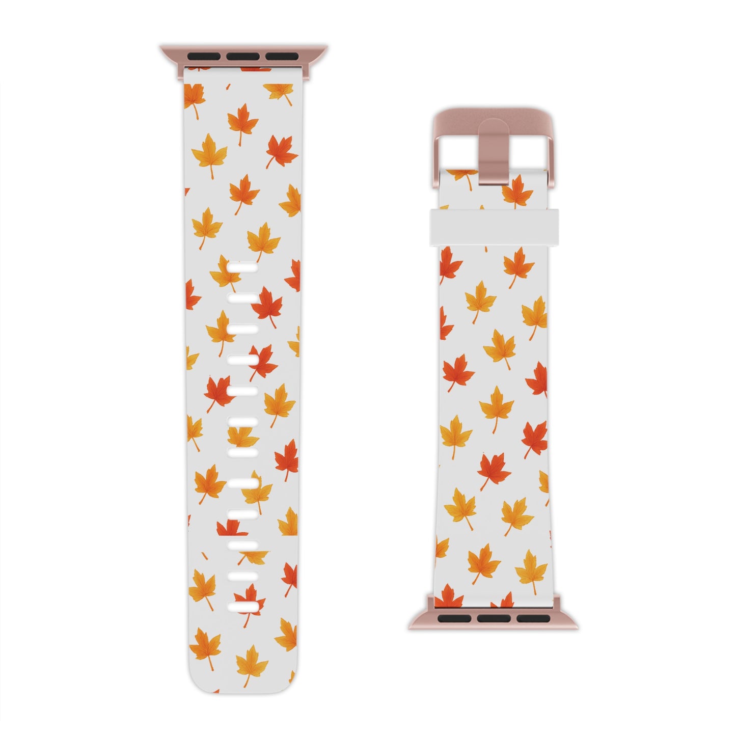 Autumn Leaves Apple Watch Band, Fall Watch Strap, Seasonal Accessory, Nature Lover Gift, Thanksgiving Decor