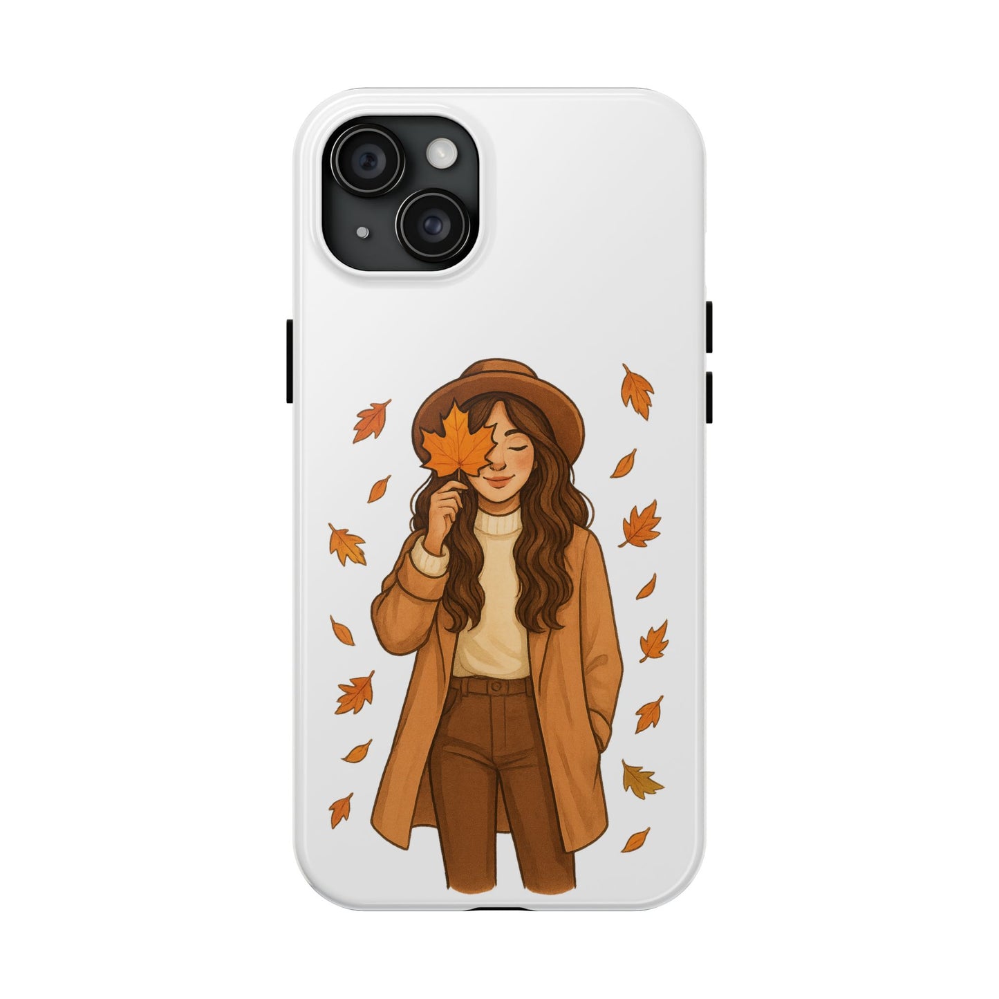 Autumn Leaves Tough Phone Cases, Fall Decor, Cute Phone Accessory, Seasonal Gift, Phone Protective Case