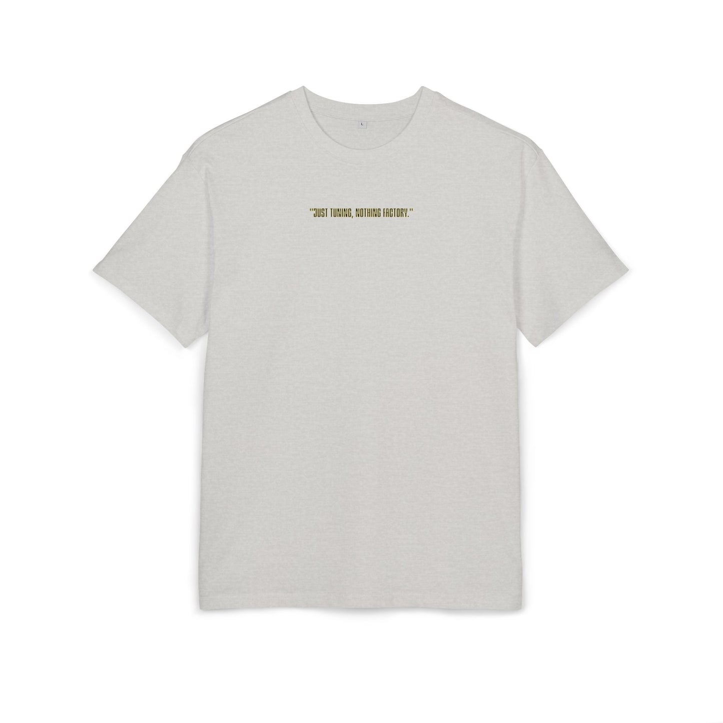 Motivational Oversize Tee - "Just Breathe, Nothing Else"