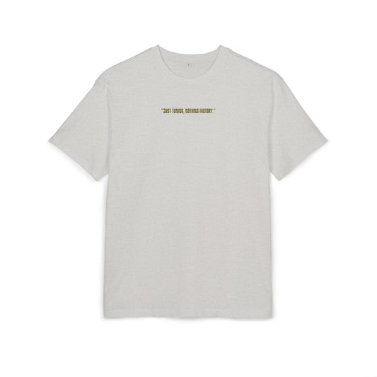 Motivational Oversize Tee - "Just Breathe, Nothing Else"
