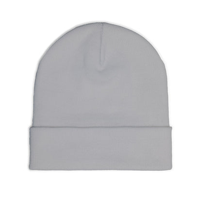 Embroidered Bow Knit Beanie - Cozy Winter Accessory