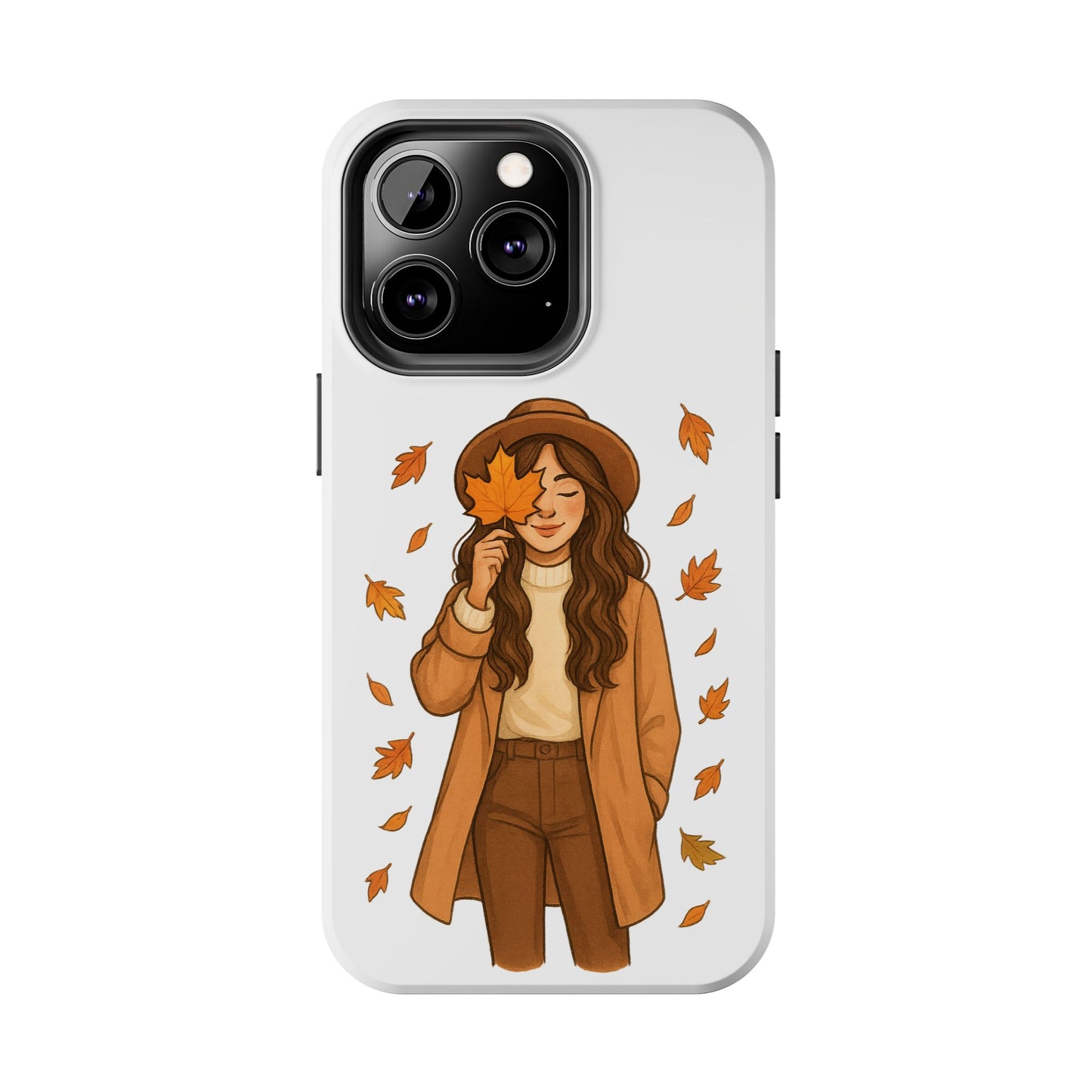 Autumn Leaves Tough Phone Cases, Fall Decor, Cute Phone Accessory, Seasonal Gift, Phone Protective Case
