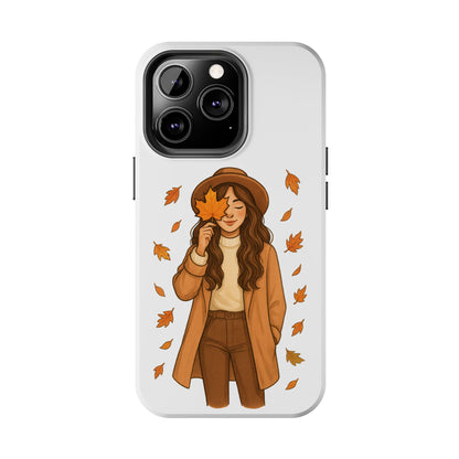 Autumn Leaves Tough Phone Cases, Fall Decor, Cute Phone Accessory, Seasonal Gift, Phone Protective Case