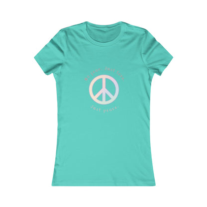 Peace & Love Graphic Tee - Women’s Comfort T-Shirt for All Occasions