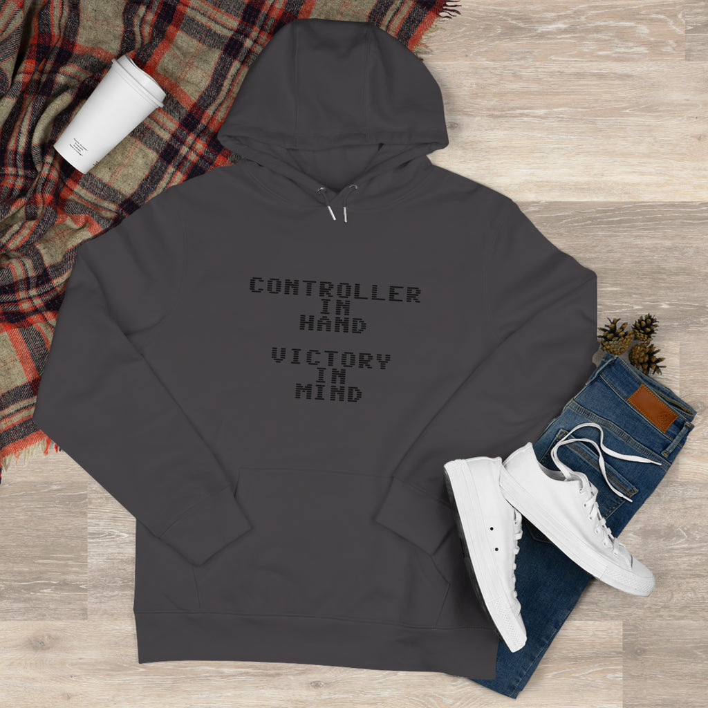 Controller in Hand Victory in Mind Hoodie | Gamer Bee Graphic