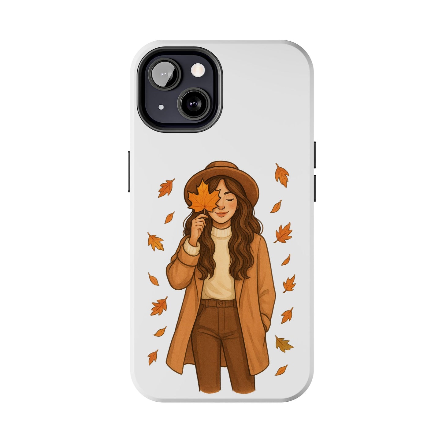 Autumn Leaves Tough Phone Cases, Fall Decor, Cute Phone Accessory, Seasonal Gift, Phone Protective Case