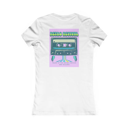 Retro Revival Women's Tee, Vintage Graphic Shirt, 80s Nostalgia Top, Festival Fashion Tee, Gift for Music Lovers