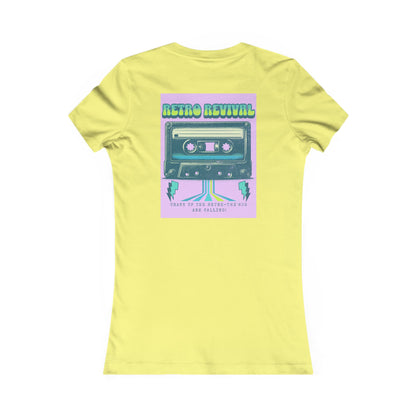 Retro Revival Women's Tee, Vintage Graphic Shirt, 80s Nostalgia Top, Festival Fashion Tee, Gift for Music Lovers