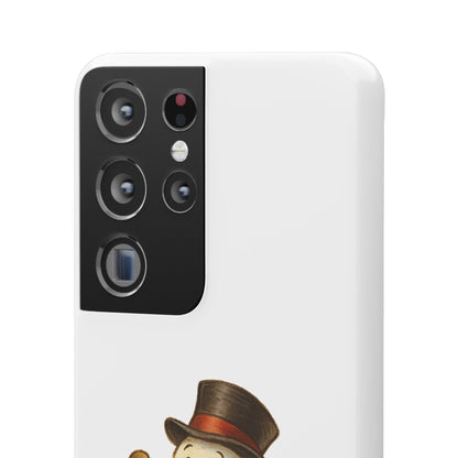 Festive Snowman Phone Case, Winter Holiday Phone Cover, Cute Snowman Snap Case, Christmas Gift for Phone Lovers, Seasonal Tech Accessories