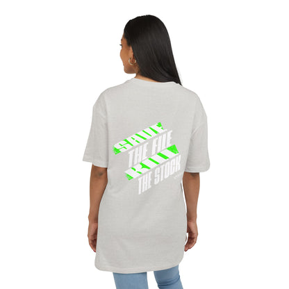 Unisex Heavy Oversize Tee - "Just Feel, Nothing Else" Graphic Tee
