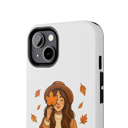 Autumn Leaves Tough Phone Cases, Fall Decor, Cute Phone Accessory, Seasonal Gift, Phone Protective Case
