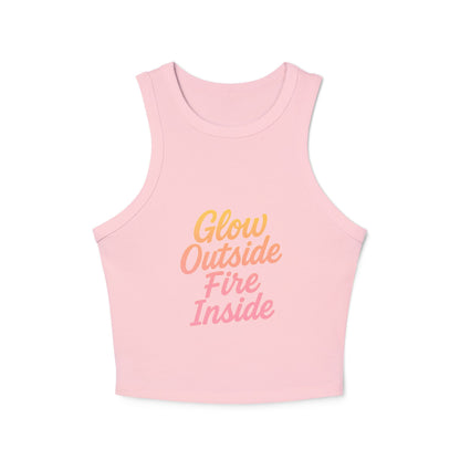 Women's Micro Rib Racer Tank Top